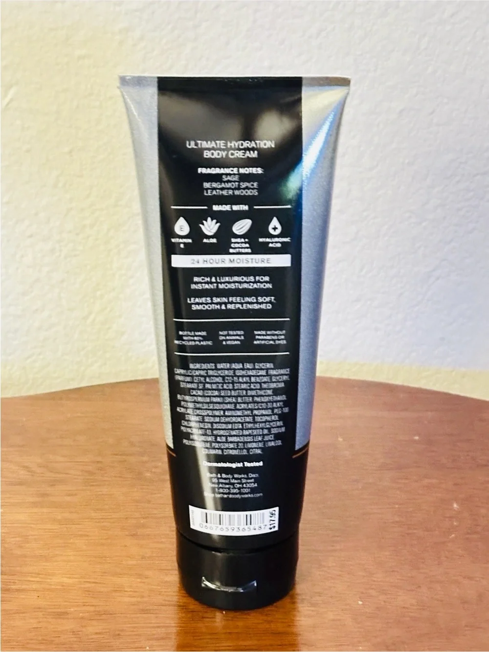Bath & Body Works Graphite Body Cream - Silver